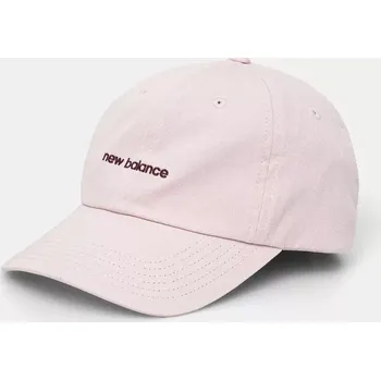 Kšiltovka Kšiltovka New Balance růžová barva, s aplikací, LAH51010RSG 03X, vel. ONE SIZE