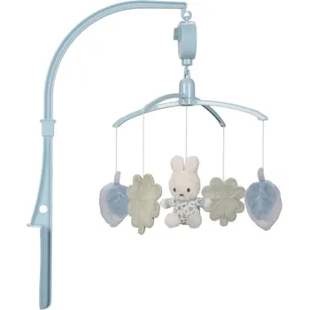 Kolotoč nad postýlku Little Dutch Hudební kolotoč králíček Miffy Lucky Leaves