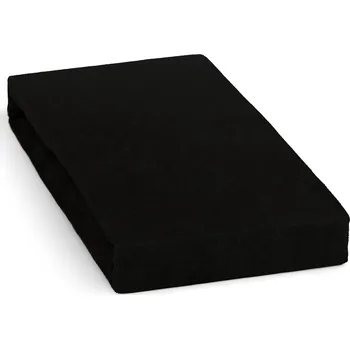 Prostěradlo Froté prostěradlo 180x200cm, černé