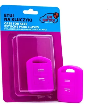 Autoklíč Silikonový obal na klíč Opel - růžový