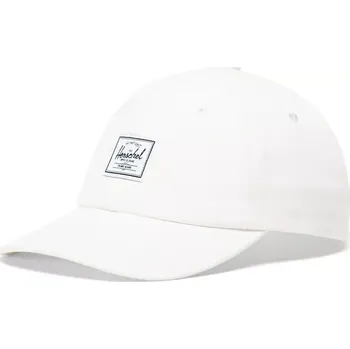 Kšiltovka Bavlněná baseballová čepice Herschel šedá barva, 50554-05977-OS 50554.05977.OS 09X, vel. ONE SIZE