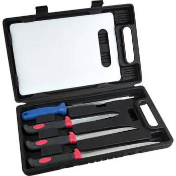 Sada nožů + ostřič + prkénko YORK 48341