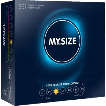 Kondom Kondomy na míru My na míru velikost 53, 36 ks