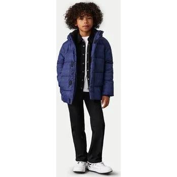 Dámská bunda Calvin Klein Jeans Zimní bunda Logo Aop IB0IB02289 Modrá Regular Fit 16Y