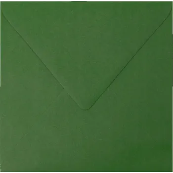 Obálka Kvadratické obálky tmavě zelené 120 g/m2 K4 Shan 10 ks