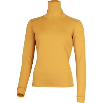 Dámské tričko Lasting JENY dámský merino rolák, hořčicová S