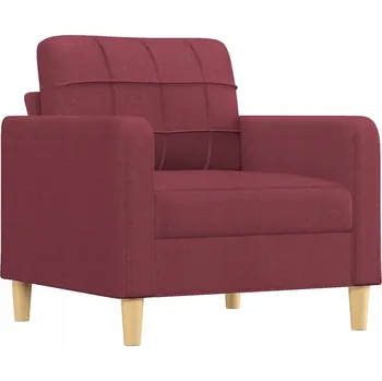 Křeslo Relaxační křeslo červené 78x77x80 cm, vínově červená