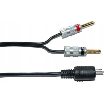 Audio kabel Reproduktorový kabel PAV Reproduktorový kabel DIN konektor / 2 banánkové konektory 2 x 2,5 mm2 1,5 m