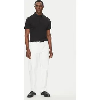 Pánská košile Michael Kors Polokošile CB95FGVC93 Černá Regular Fit M