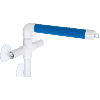 Krmítko pro ptáka TIAKI ptačí bidýlko na okno a sprchu Ø 2,5 x D 22 cm pták