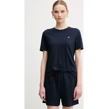 Pánské tričko Bavlněné tričko Tommy Hilfiger tmavomodrá barva, WW0WW45522 59X, vel. M