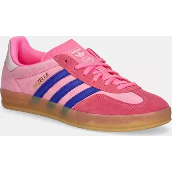 Dámské tenisky Semišové tenisky adidas Originals Gazelle Indoor W růžová barva, JQ0194 38X, EUR 39 1/3