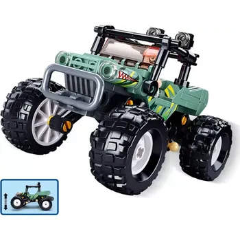 Stavebnice Sluban Sluban Town M38-B1106 Zelené terénní vozidlo