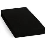 Froté prostěradlo 140x220cm, černé