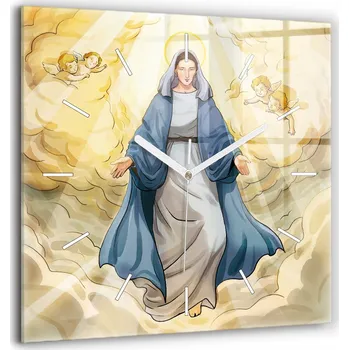 Hodiny Nástěnné hodiny SacroArte béžové 60 cm