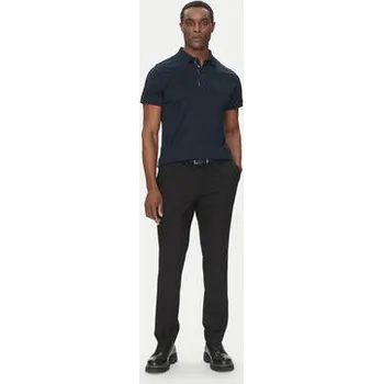 Pánská košile KARL LAGERFELD Polokošile 745007 552200 Tmavomodrá Regular Fit S