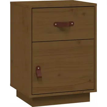 Noční stolek Noční stolek borovice medově hnědá 40x34x55cm