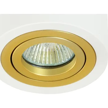 Nástěnné svítidlo PŘISAZENÉ SVÍTIDLO TUBA MR16 GU10 BÍLÉ ZLATÉ