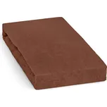 Froté prostěradlo 140x200cm, světle hnědé