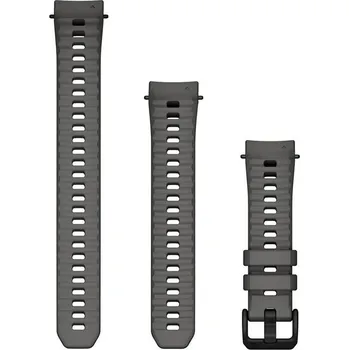 Řemínek na hodinky Řemínek Garmin 20mm pro Instinct E – 40 mm (Charcoal) - šedý