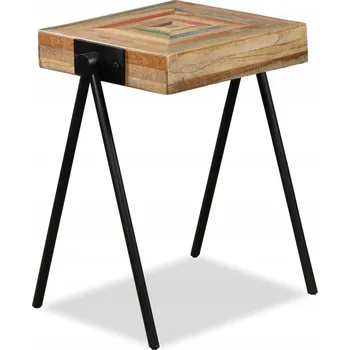 Konferenční stolek Stolek ZakitoHome obdélníkový 40 x 49 x 60 cm, odstíny růžové