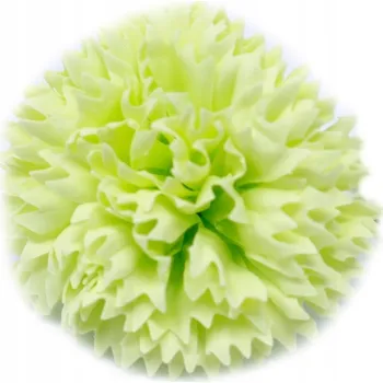 umělá květina MYDLENÉ KVĚTY karafiát LIMETKOVÝ pro dekoraci kytice, box na dárek, mýdlo