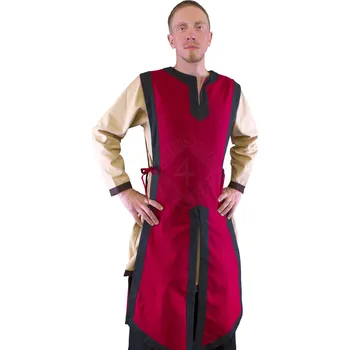 Karnevalový kostým Lencera Jednoduchý varkoč s lemy, tmavě červený