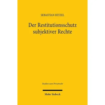 Der Restitutionsschutz subjektiver Rechte - Hitzel, Sebastian