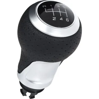 Hlavice řadící páky AUDI černá/stříbrná 6st. 12mm