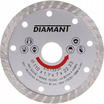 Řezný kotouč Diamant Diamantový turbo kotouč Ø 110 x 22,2 mm, DIAMANT