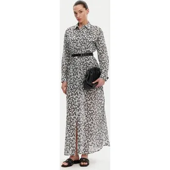 Dámské šaty MICHAEL Michael Kors Košilové šaty MS582UXH7F Černá Relaxed Fit M