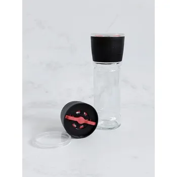 Dóza na potraviny Kořenka skleněná NIKO 120 ml s nastavitelným mlýnkem