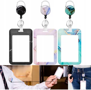 Obraz 3x Pouzdro s oboustranným držákem na kartu s vertikálním identifikátorem