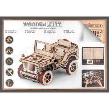 ostatní stavebnice Wooden.city Wooden City stavebnice Jeep 4x4