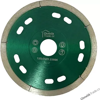 Řezný kotouč Diamantový kotouč Chmelík-Line Green 125 mm (Celoobvodový ultra tenký segment.)