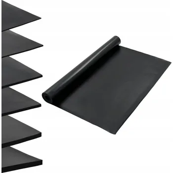 Rohožka Gumová prostiskluzová podložka rohož 1,2x5m černá