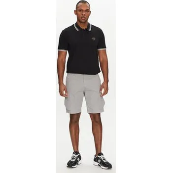 Pánská košile Napapijri Polokošile E-Macas NP0A4ID59411 Černá Regular Fit XXL