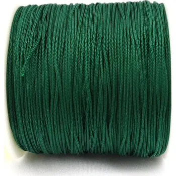 Dětské navlékací korálky Pro Háčkování Šňůrka nylonová 0,8 mm tmavě zelená 5 m