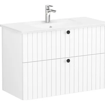 Koupelnový nábytek Koupelnová skříňka s umyvadlem VitrA Root 100x67x46 cm bílá mat ROOTG100WINTS