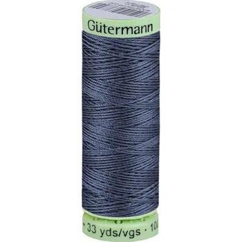 Nit Polyesterové nitě Jeans návin 30 m - 112 modrá hydro