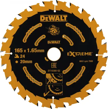 Pilový kotouč DeWALT DT10300 165 x 20 x 1,65 mm 24 zubů