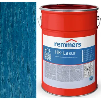Lak na dřevo Remmers HK-LASUR 20L RC-952 Azurová - Azur + dárek k objednávce nad 1000Kč
