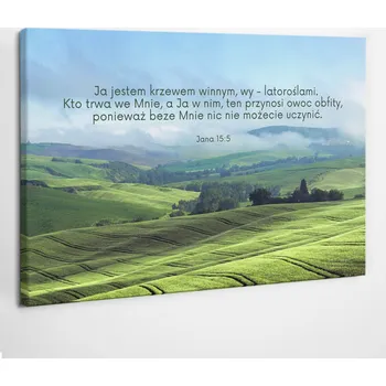 Obraz Plátěný obraz na rámu Fotografie Citáty z Bible Katolické 60x40 cm