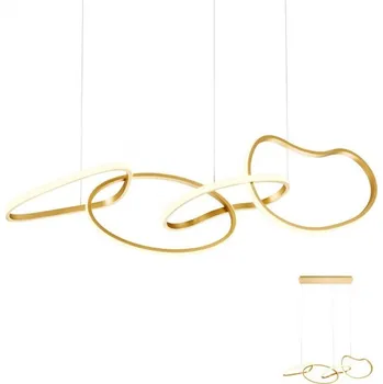 Redo Závěsné LED svítidlo Bias, délka 120cm Barva: Zlatá