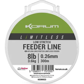 Korum Vlasec LIMITLESSFEEDER LINE 0,26 mm 300m