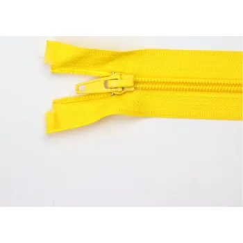 Zip Pro Háčkování Spirálový zip dělitelný 30 cm žlutý