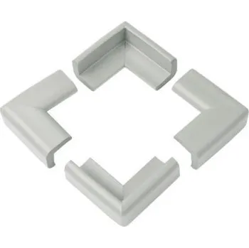 Dětská zábrana BABYONO Ochrana rohů 4 kusy, šedá