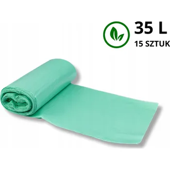 Pytle na odpadky Univerzální biologicky rozložitelné pytle na odpad BIO 35L 15 ks