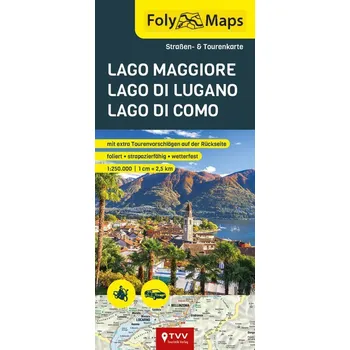 FolyMaps Lago Maggiore | Lago di Lugano | Lago di Como - Bikerbetten - TVV Touristik Verlag GmbH