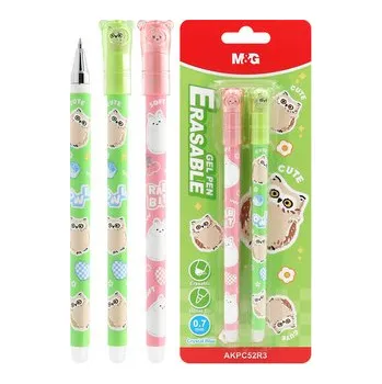Gelový/gumový váleček M&G iErase Soft Animals - Sova (0,7 mm) modrá náplň